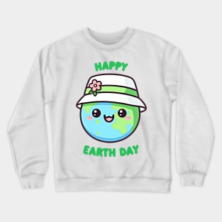Happy Earth day Crewneck Sweatshirt